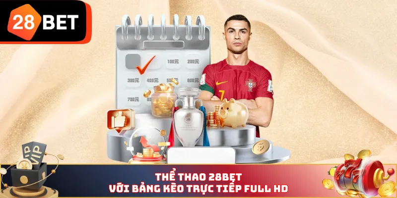 Thể thao 28BET với bảng kèo trực tiếp Full HD