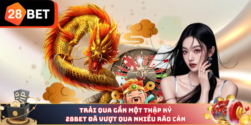 Trải qua gần một thập kỷ, 28BET đã vượt qua nhiều rào cản